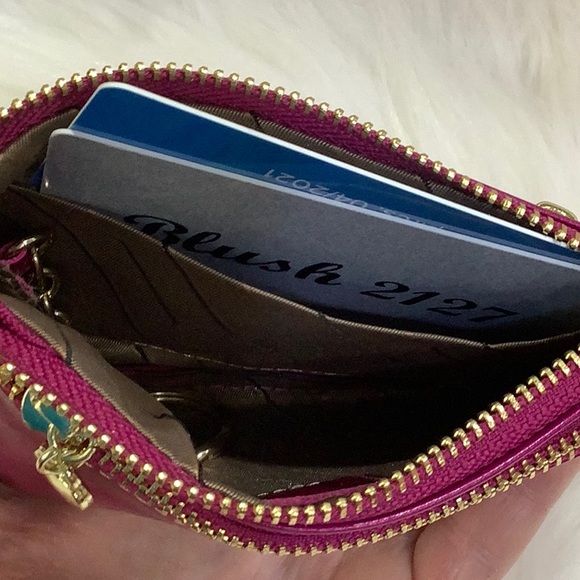 NWOT🩷 Maison de Beaute Marseilles Limoges Leather Wallet - Picture 13 of 16